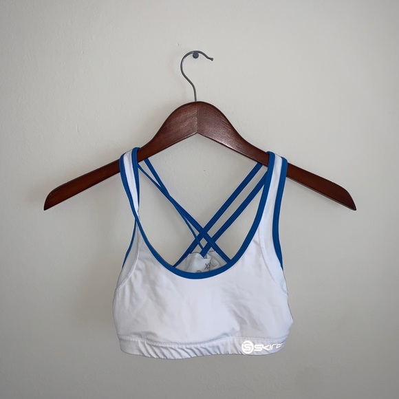 Skin Other - skins womens white & blue sports bra